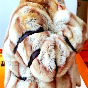 BABY PHAT Faux Fur Cropped Jacket